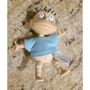 Rugrats Tommy Pickles 4" Plush Doll Vinyl Head No Diaper Vintage 1997 Viacom